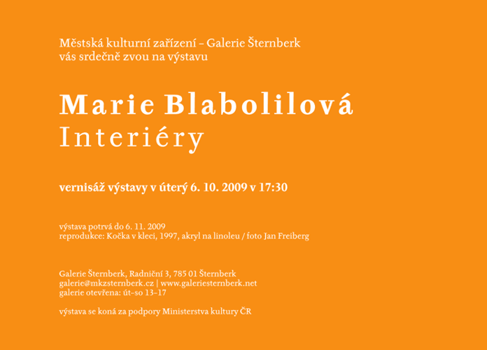 Marie Blabolilov / Interiry